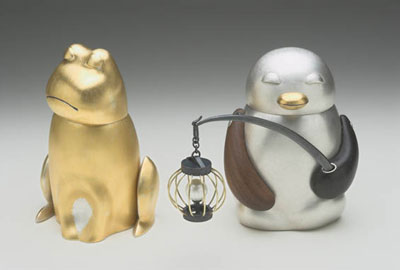 Amphigod, Birdgod (object) and Bidgod lantern (brooch)