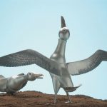 Albatross Dance - sculpture