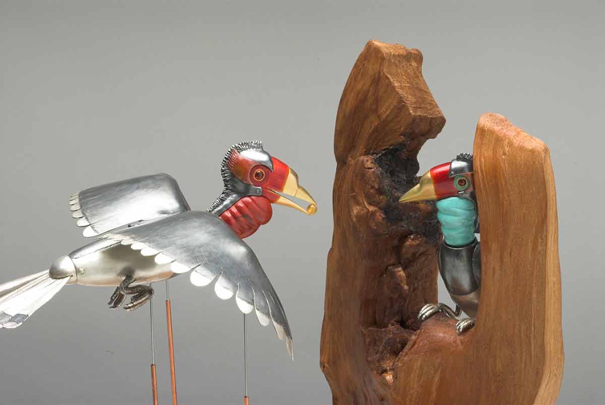 Helmeted Hornbill (sculpture)